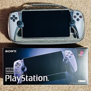 Sony Handheld Console - Silver and Black